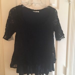 Anthropologie Navy top